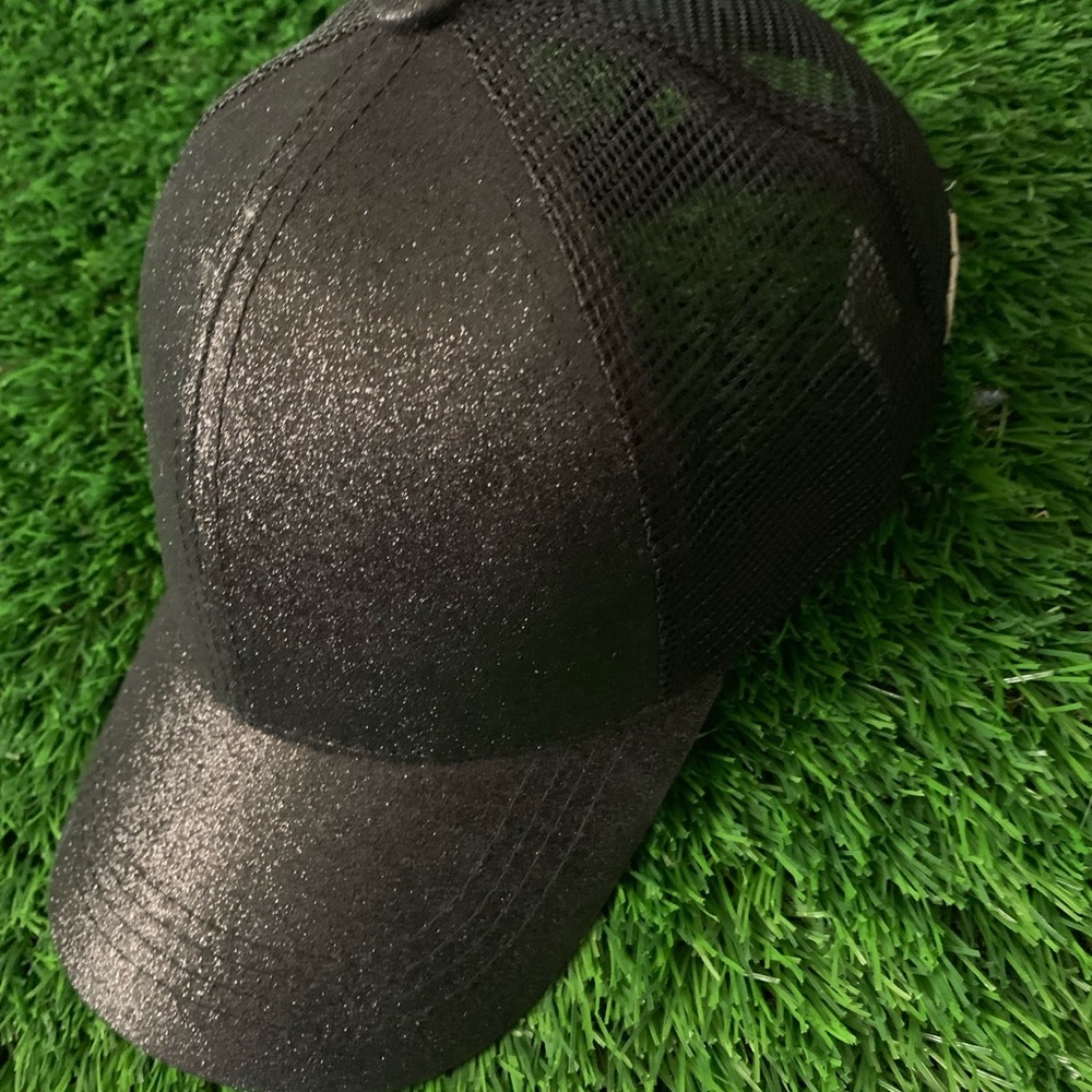 CC GLITTER PONYTAIL 🧢 HAT kids